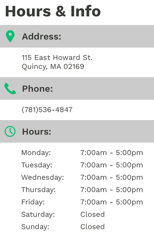 Quirk Commercial Contact Information