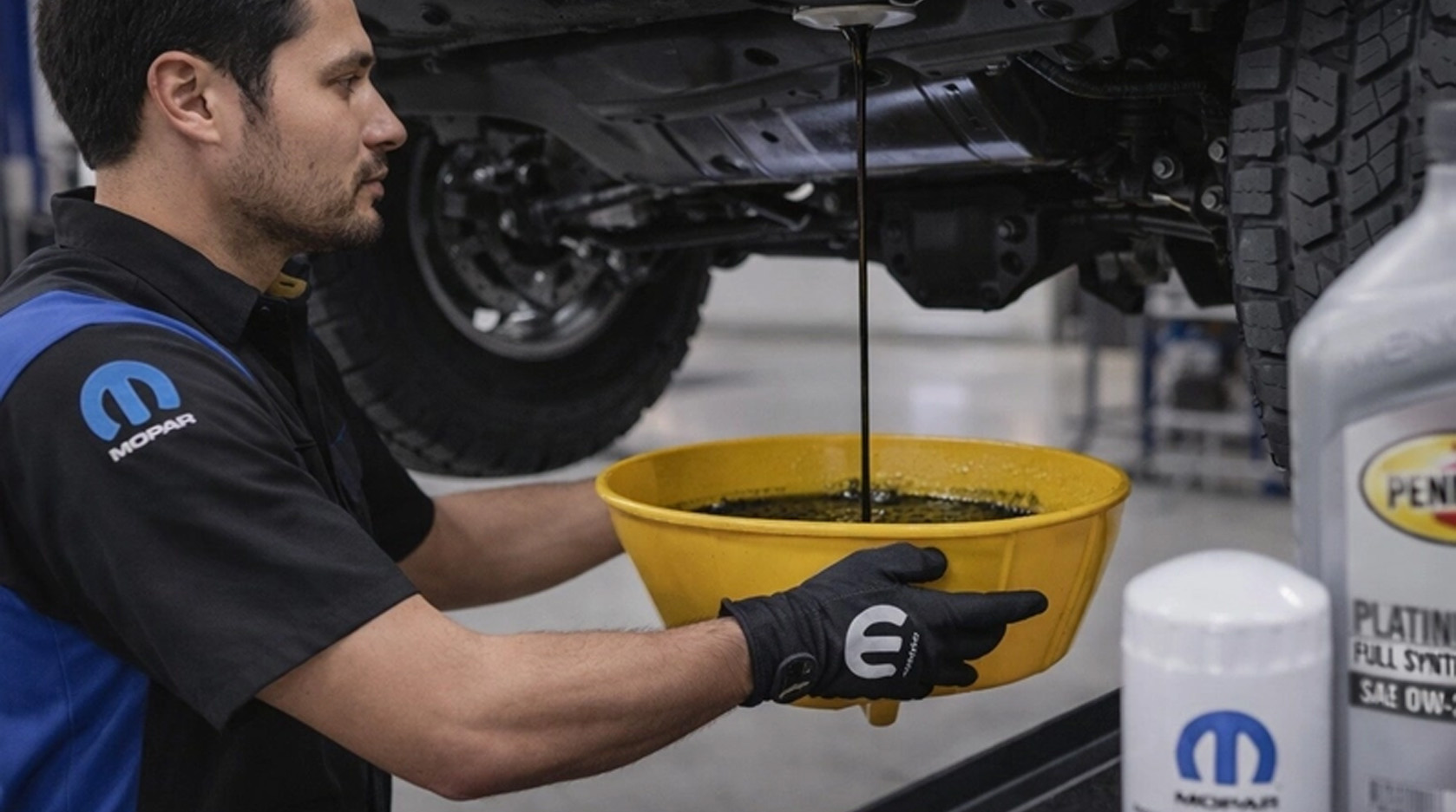 RAM commercial oil change service